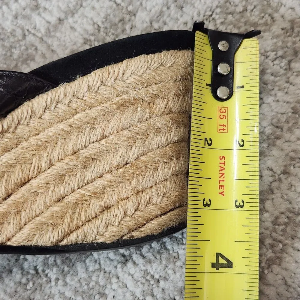 Brighton women's Elena wedge shoes black size 9.5 - Picture 10 of 10